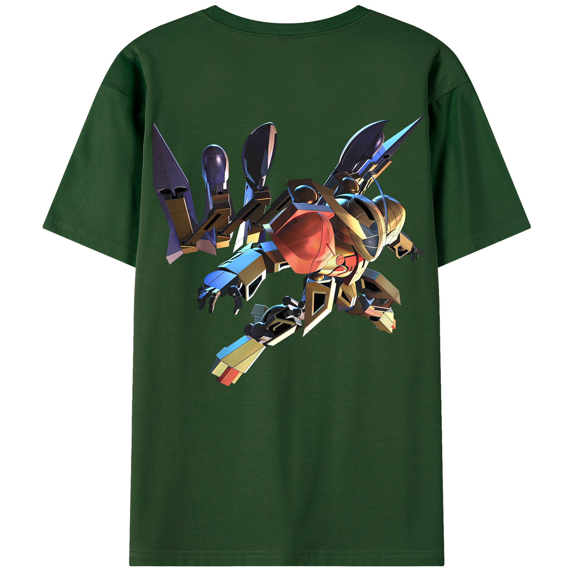 （画像用） 機動戦士ガンダム Mobile Suit Gundam 綿100％半袖Tシャツ（背面プリント）